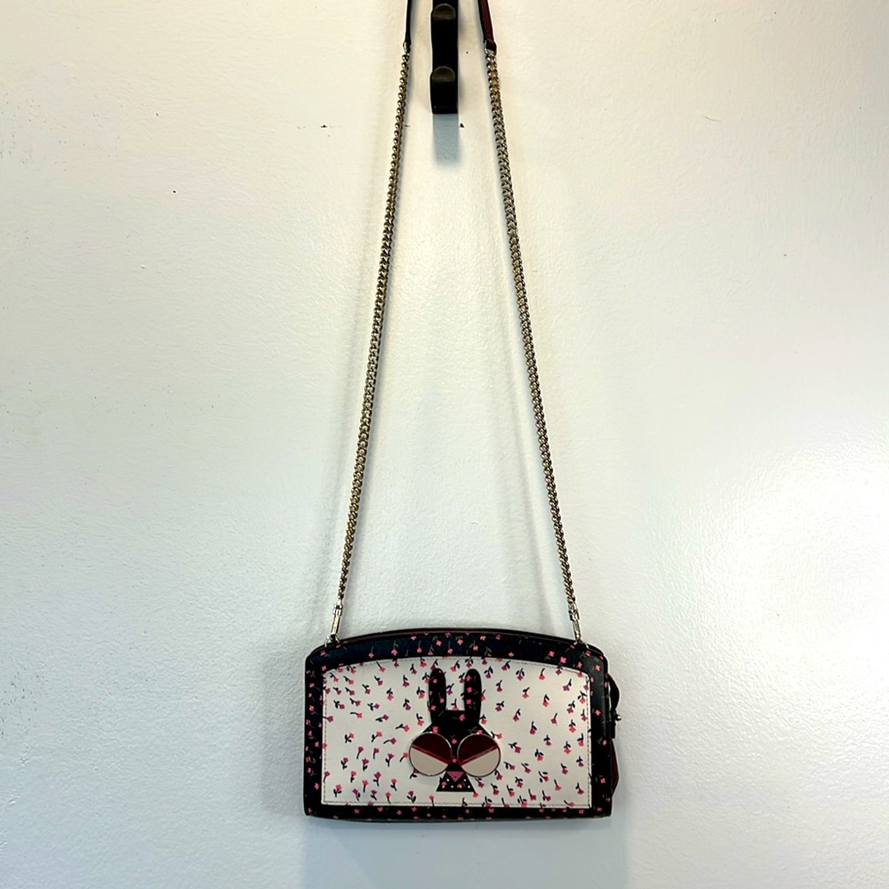 KATE SPADE SPADEMALS MONEY BUNNY Crossbody or Wallet/Clutch- - Picture 3 of 10